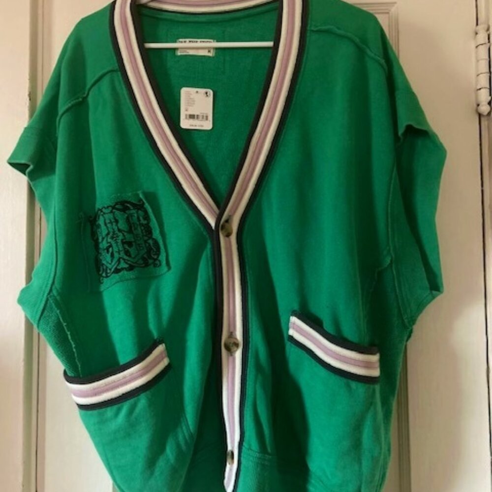NWT Free People Varsity Cardigan, size M